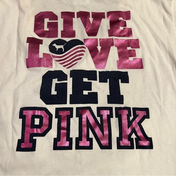 Victoria’s Secret Pink Vintage T-shirt Size Medium - Picture 5 of 9